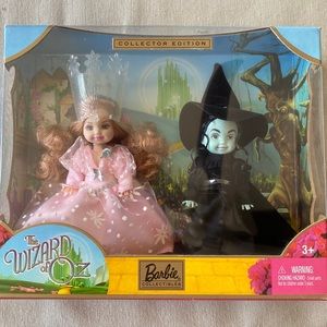 The Wizard of Oz Barbie Collectibles Collector Edition Glinda and Witch of West